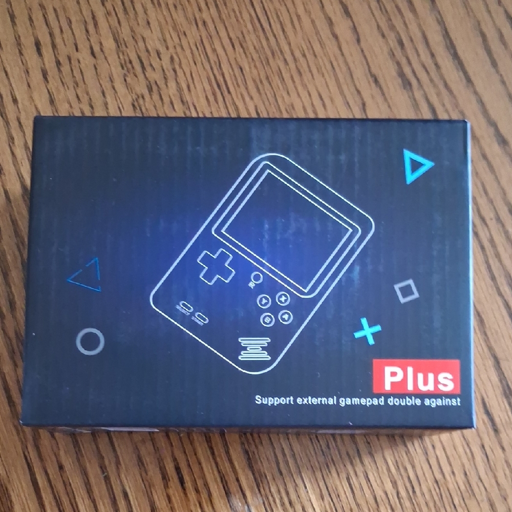 Plus Handheld Retro Game Console - Black